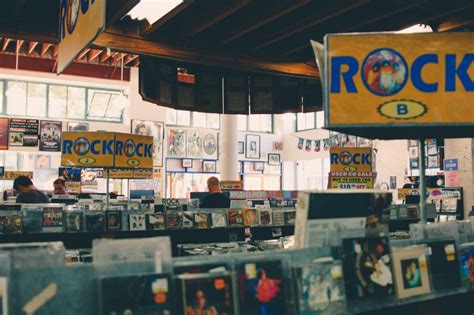 Free Stock Photo of Vintage record store interior with vinyls ...