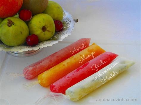 Receita De Geladinho Sacol Chup Chup Gelinho Ou Flau