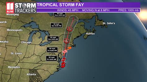 Tropical Storm Fay Forms