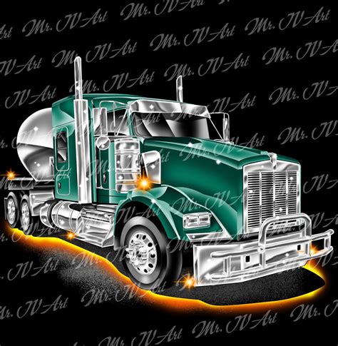 Kenworth Truck Art - Etsy