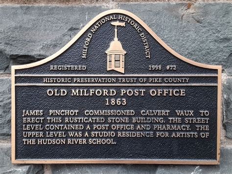 Old Milford Post Office Historical Marker