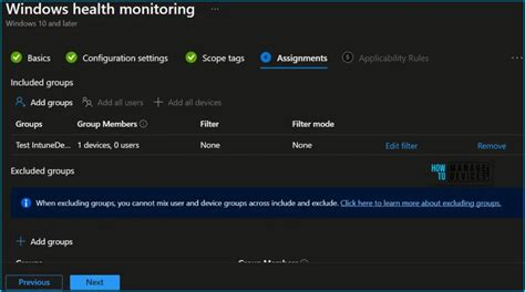 Enable Windows Devices Health Monitoring Profile Using Intune Htmd Blog