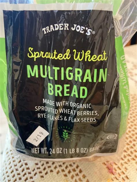 Trader Joes Sprouted Wheat Multigrain Bread