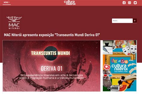 Mac Niter I Apresenta Exposi O Transeuntis Mundi Deriva