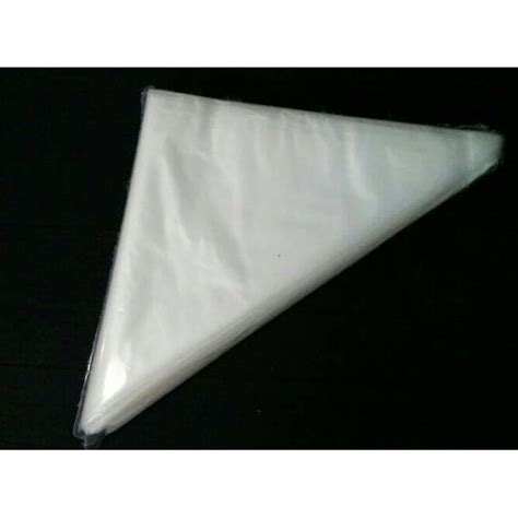 Jual 47uf Plastik Segitiga Piping Bag Semprot Kue Uk 45 5 X 22 5cm