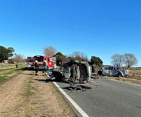 Grav Simo Accidente En El Kil Metro De La Ruta N Mero Murieron