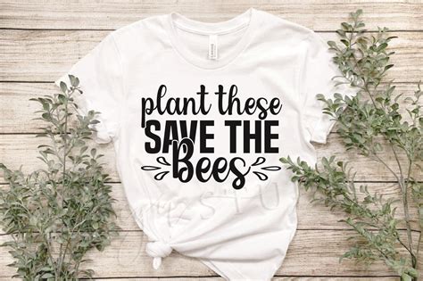 Bee Svg Design Plant These Save The Be Graphic By Mm Graphics Desicn · Creative Fabrica