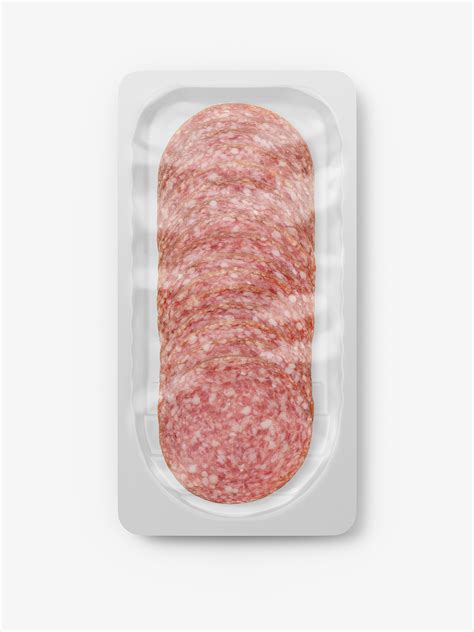 Small Salami Packaging Mockup Smarty Mockups