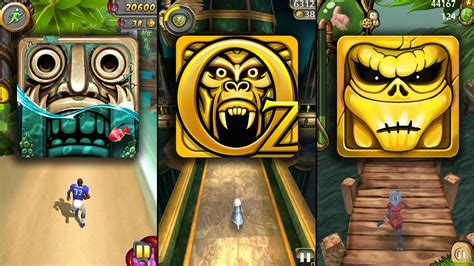 Temple Run 2 Pirate Cove Vs Temple Run Oz Vs Zombie Run Hd Endless Run Gameplay Youtube