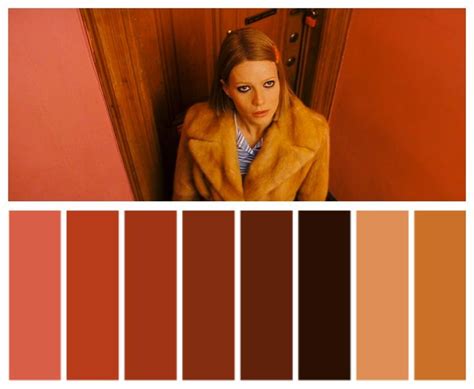 The Royal Tenenbaums Wes Anderson Paletas De Colores Paleta De Color