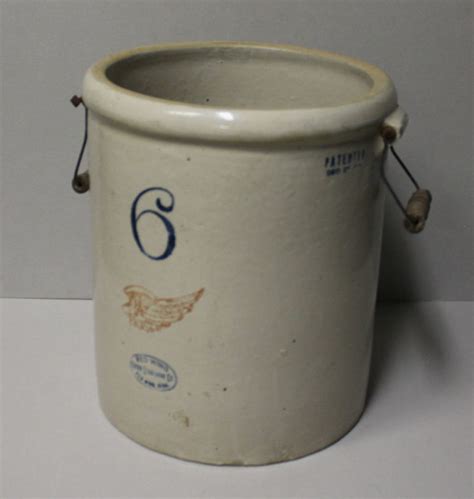 Bargain John S Antiques Antique Red Wing Gallon Stoneware Crock