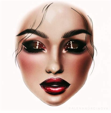 Face Chart Makeup Looks Halloween Face Makeup Cosmetics Create