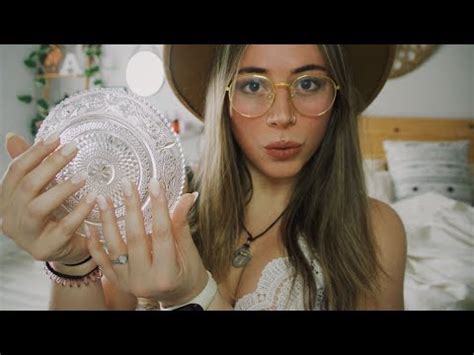 ASMR Fast Tapping Scratching Glass No Talking