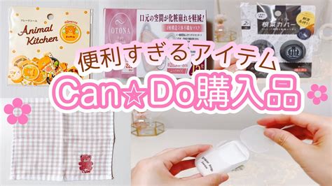 CanDo購入品 CanDo購入品 100均 キャンドゥ くまさん ハンカチ くまシール 根菜カバー 紙石けん 立体マスク YouTube