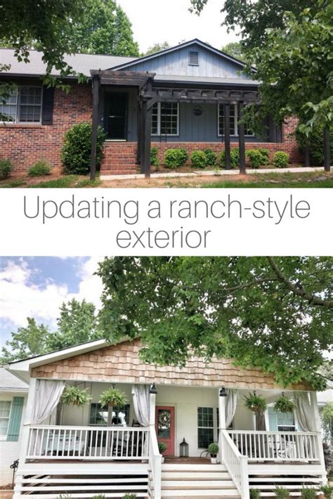 The After Reveal The Porch Updating A 1970s Ranch Style Home