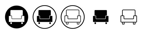 Lounge Icon Set 48751140 Vector Art At Vecteezy