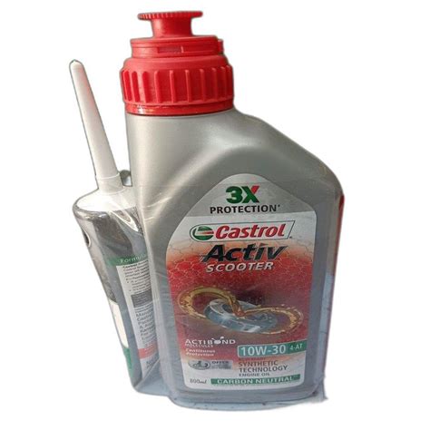 Scooty W Castrol Activ Scooter X Protection Engine Oil Bottle Of