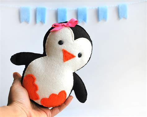 Penguin Sewing Kit Felt Kids Crafts Felt Sewing Kit In