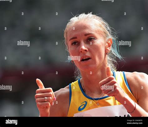 Tokyo Japan 31st July 2021 Anna Ryzhykova Of Ukraine Reacts During