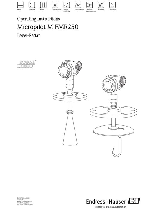 Endress Hauser Profibus Micropilot M Fmr Operating Instructions