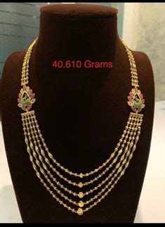 Chandraharam Ideas Gold Jewelry Fashion Gold Necklace Designs