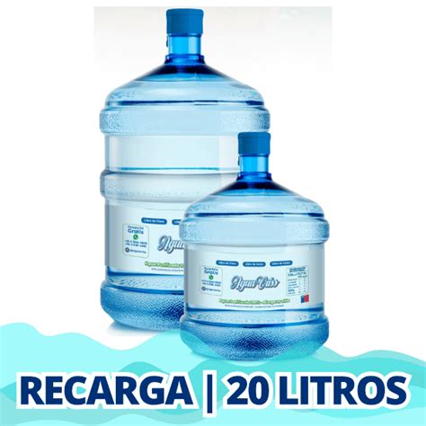 Bidón Con Recarga De 20 Litros Agua Purificada Bidon Agua 20 Litros