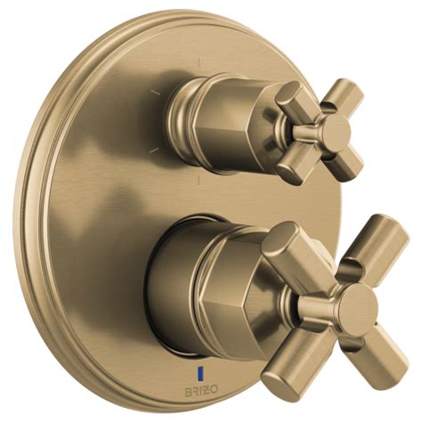 Invari® Pressure Balance Valve With Integrated 6 Function Diverter Trim Less Handles