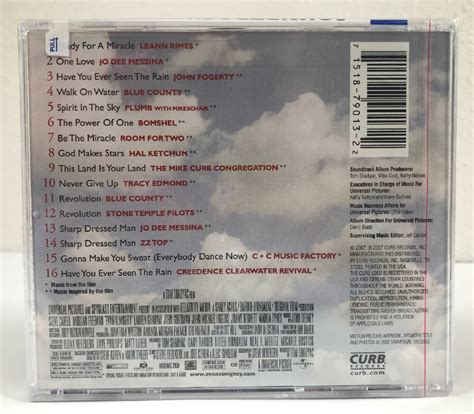 EVAN ALMIGHTY Original Soundtrack By Various Artists CD 2007 Curb