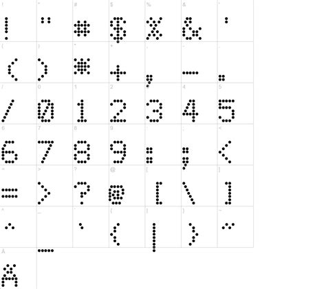 DotMatrix Font | UrbanFonts.com