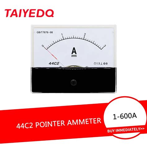 C Dc Ammeter Analog Panel Pointer Ampere Meter A A A A A A