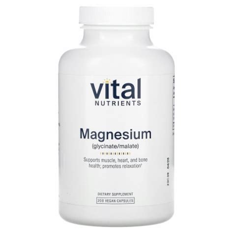 Vital Nutrients Magnesium Vegan Capsules Count Kroger