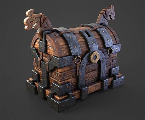 Artstation Chest Game Model