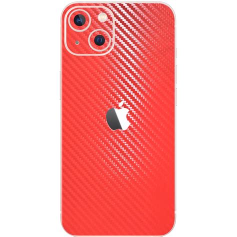 Carbon Skinz Apple Iphone Carbon Red Simple Cut