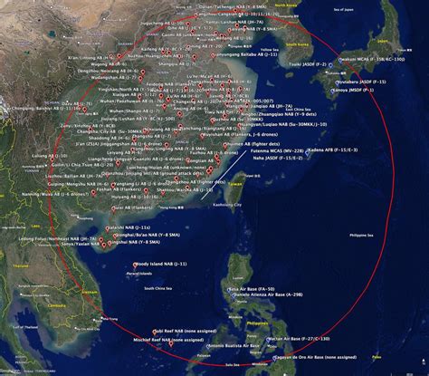 Zhao DaShuai 无条件爱国 on Twitter Numbers of Chinese air force bases vs