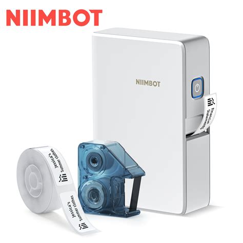 NIIMBOT B18 Mini Bluetooth Thermal Label Maker With Black Ribbon