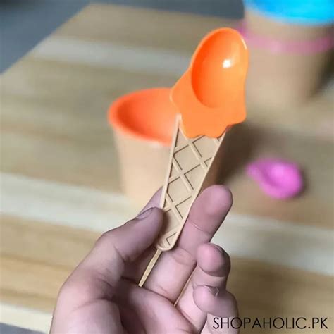 Buy Pack Of 4 Ice Cream Cups With Spoons Price In Pakistan