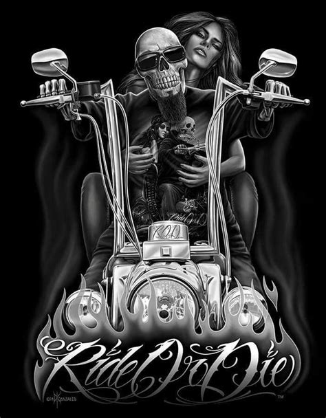 Biker Tattoos Skull Tattoos Zombie Tattoos Biker Art Motorcycle Art