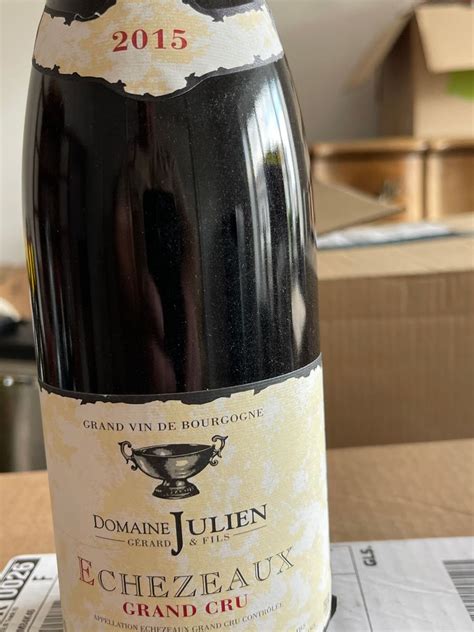 2015 Domaine Gérard Julien et Fils Echezeaux France Burgundy Côte de