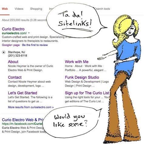 google sitelinks     elusive sitelink