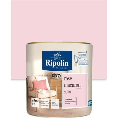 Ripolin Peinture Murale Toutes Pi Ces Rose Macaron Satin L