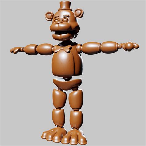 STL File Freddy Fazbear Five Nights At Freddy S3D Printing Design To