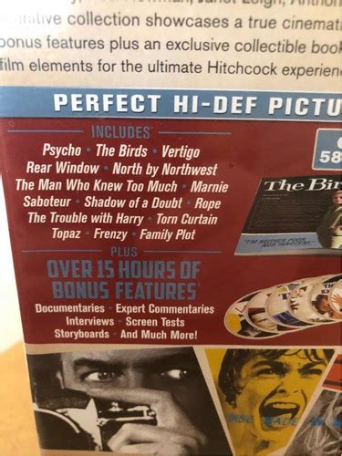 Pack Blu Ray Alfred Hitchcock The Masterpiece Essential Cuotas Sin