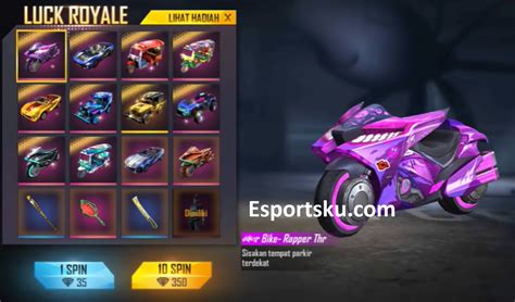 Royale Spesial Ff Skin Kendaraan Tema Cobra Free Fire Esportsku