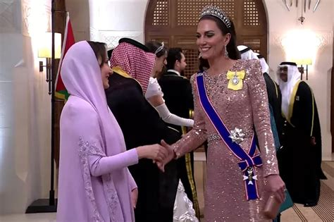 Kate Middleton Sparkles At Crown Prince Of Jordan S Royal Wedding Reception