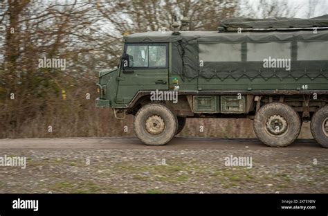 A British Army Steyr Daimler Puch BAE Systems Pinzgauer High Mobility