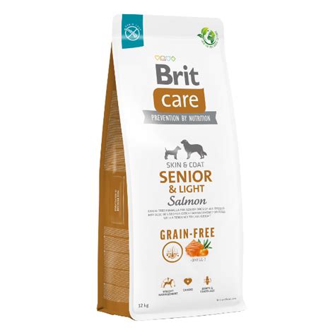 Brit Care Adulto Senior Light Libre de Granos Salmón QMASCOTAS