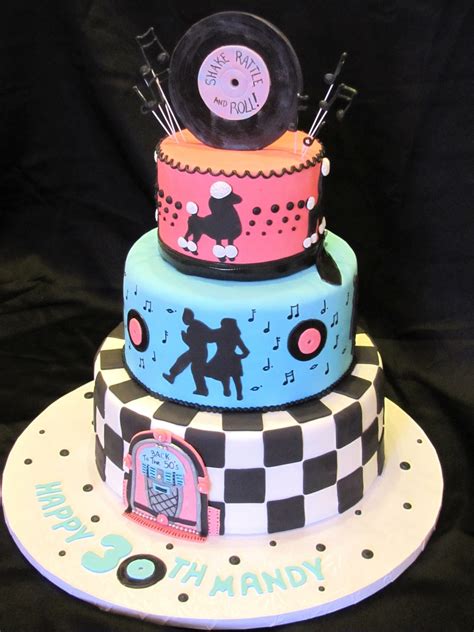 50s Birthday Cake