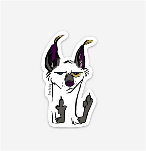 Flip the Bird Sticker – Long Dog Dandy