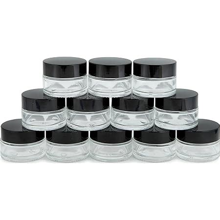 Amazon Vivaplex Clear Oz Round Glass Jars With Inner