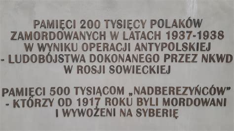 W Pi Tek Nast Pi Uroczyste Ods Oni Cie Pomnika Ofiar Operacji